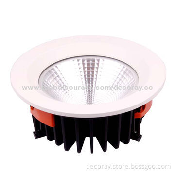 high density die-cast aluminum heat sink 100-240V 3200lm 40w high power square LED downlight